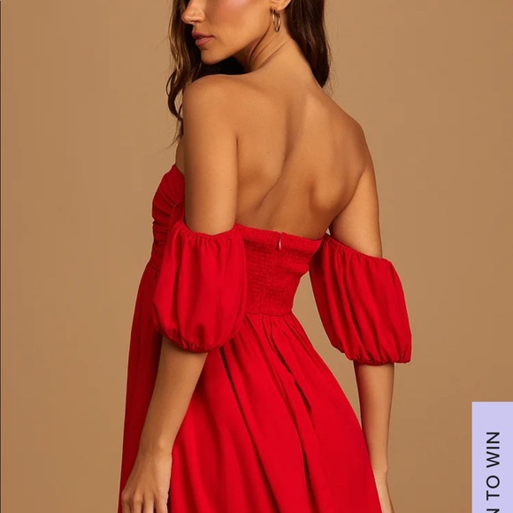 COPY - Lulu’s red dress - Picture 3 of 7